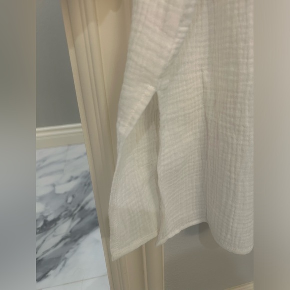 Saks Fifth Avenue Belted Knee Length Shirtdress - Picture 6 of 10